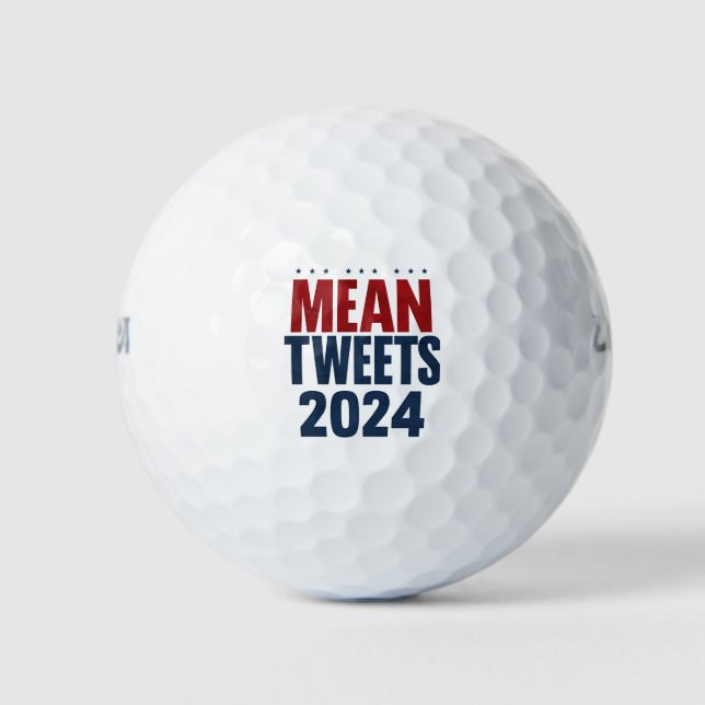 Gemeine Tweete 2024 Funny Election Trump Golfball (Vorderseite)
