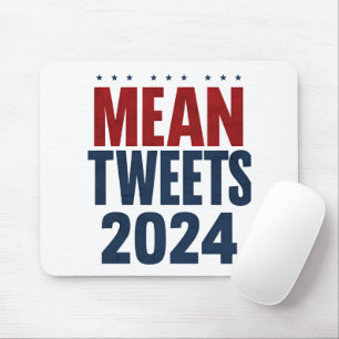 Gemeine Tweets 2024 Lustige Wahl Trump  Mousepad