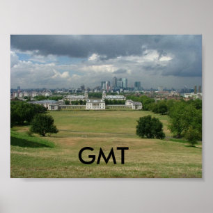 Gemeine Zeit Greenwichs Poster