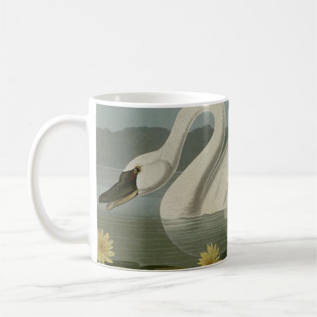 Gemeiner amerikanischer Schwan Kaffeetasse (Links)