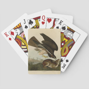 Gemeiner Buzzard - von Audubons Vögeln Amerikas Spielkarten