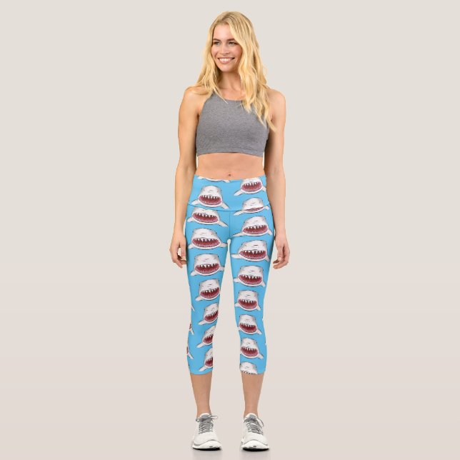 Gemeiner Cartoon-Abbildung Capri Leggings (Vorderseite)