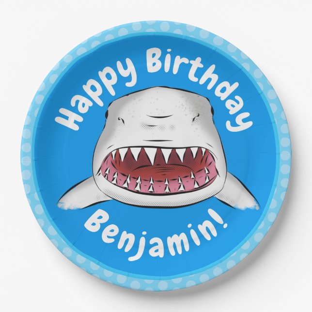 Gemeiner Cartoon-Abbildung Pappteller (Vorderseite)