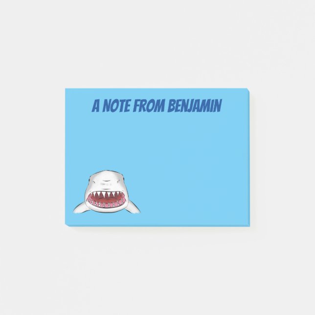 Gemeiner Cartoon-Abbildung Post-it Klebezettel (Vorderseite)