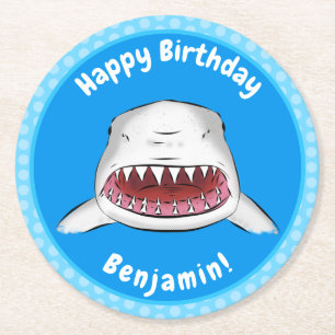 Gemeiner Cartoon-Abbildung Runder Pappuntersetzer