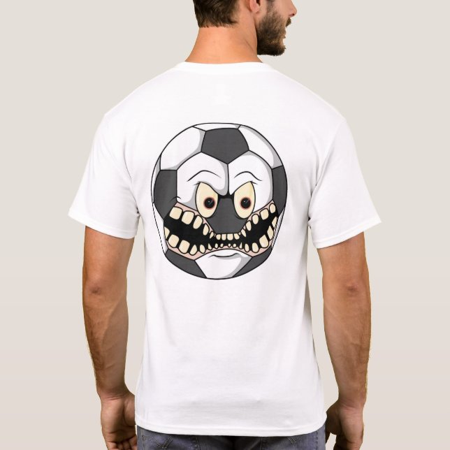 Gemeiner Fußballball T-Shirt (Rückseite)