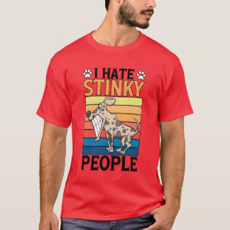 Gemeiner Haustier Hundebesitzer Hund Pop Art Carto T-Shirt