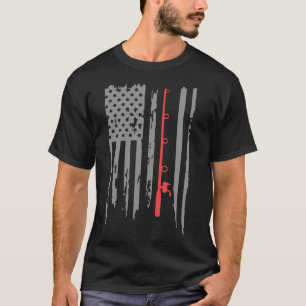 Gemeiner Karpfen Meister (Amerikanische Flagge) 1 T-Shirt