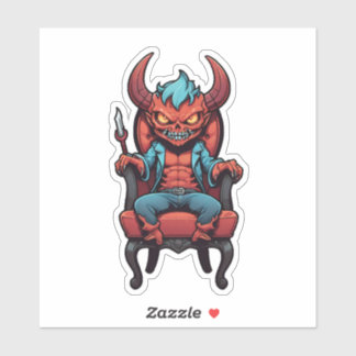 Gemeiner Urteilsdemon Aufkleber