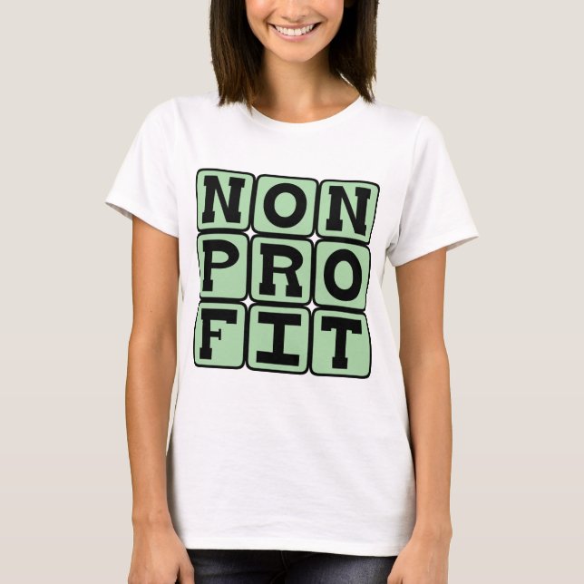Gemeinnützige Organisation T-Shirt (Vorderseite)