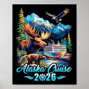 Gemeinsam auf Kreuzfahrt in Alaska 2026 Kreuzfahrt Poster