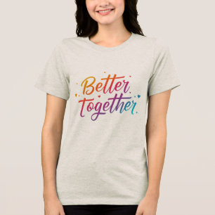 Gemeinsam besser - Bella+Leinwand - Dreierblende f Tri-Blend Shirt