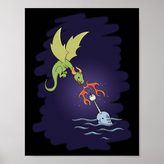 Gemeinsam besser - Narwhal und Dragon Poster (Vorne)