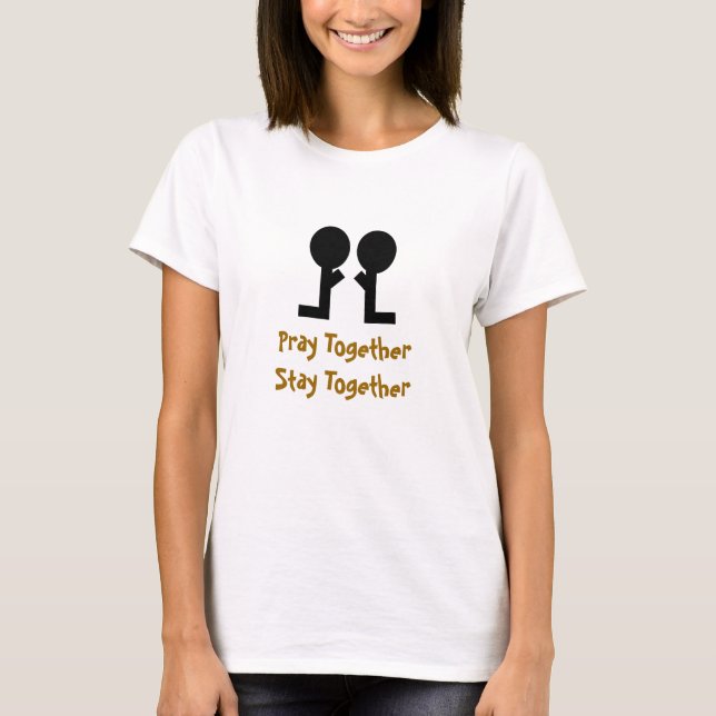 Gemeinsam beten Bleibe T-Shirt (Vorderseite)