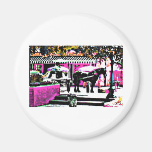 Gemeinsam Cocoa Village Gibney The MUSEUM Zazzle Magnet