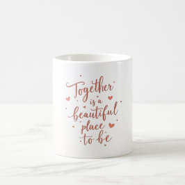 Gemeinsam ewig lieben Design-Tasse Kaffeetasse