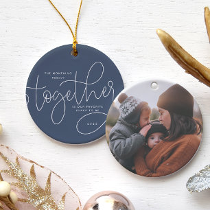 Gemeinsam FOTO Keramik Ornament