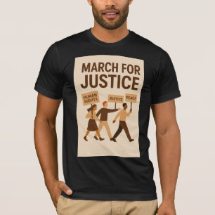 "Gemeinsam für den Frieden - Unterstützung der Men T-Shirt