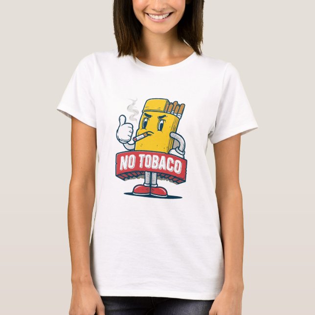 Gemeinsam für eine rauchfreie Welt - Einheit und K T-Shirt (Vorderseite)