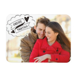 Gemeinsam für immer Foto Magnet