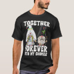 Gemeinsam für immer Gnomes Frau Bride Mr. Groom Fo T-Shirt<br><div class="desc">Gemeinsam für immer Gnomes Frau Bride Herr Groom für Hochzeitsfeier</div>