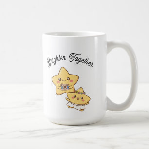 Gemeinsam heller – Süße Tasse für Paare als Gesche