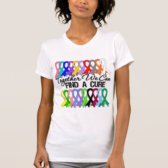 Gemeinsam können wir Krebserkrankungen heilen T-Shirt (Vorderseite)