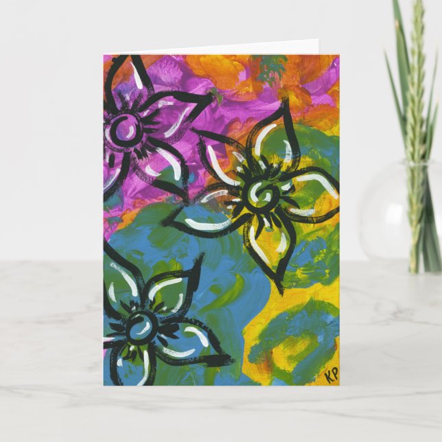 Gemeinsam lachen karte (Vorderseite)