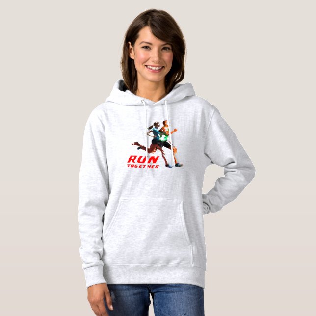 Gemeinsam laufen | Hoodie (Vorne ganz)