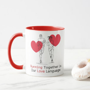 Gemeinsam laufen ist unsere Liebe, die Geschenke a Tasse