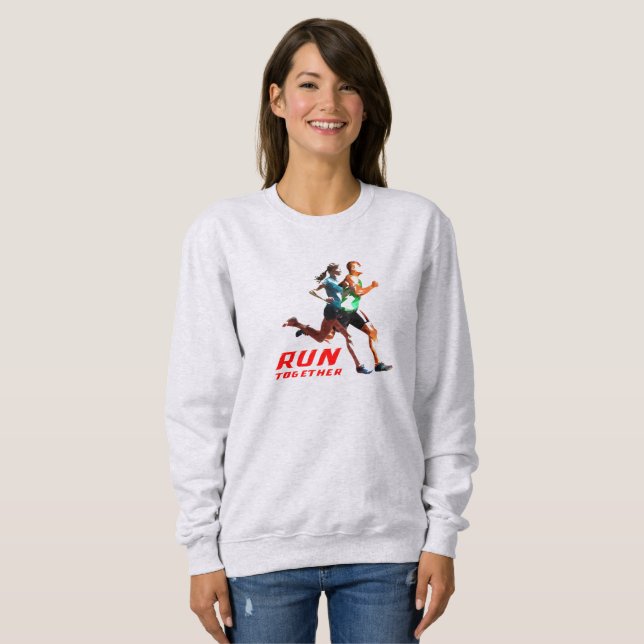 Gemeinsam laufen | Sweatshirt (Vorne ganz)