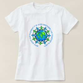 Gemeinsam leben in Einheit Inspirationspsalm T-Shirt