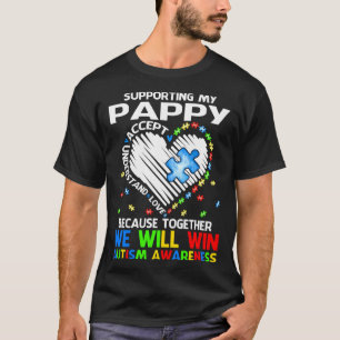 Gemeinsam mein Pappy unterstützen, werden wir Auti T-Shirt
