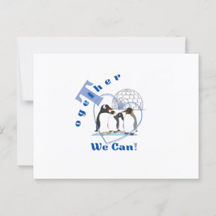 Gemeinsam Motivierend Angebot Postkarte