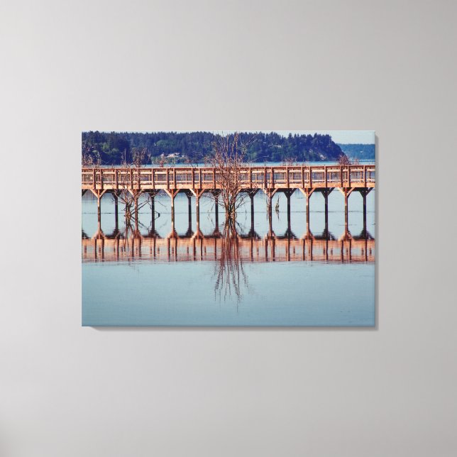 Gemeinsam reflektieren leinwanddruck (Vorderseite)