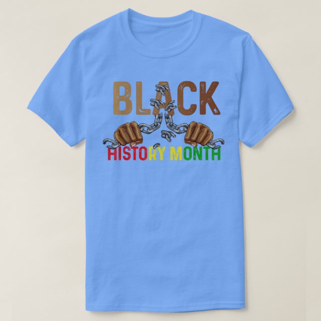 Gemeinsam sammeln wir den Black History Power in A T-Shirt (Design vorne)