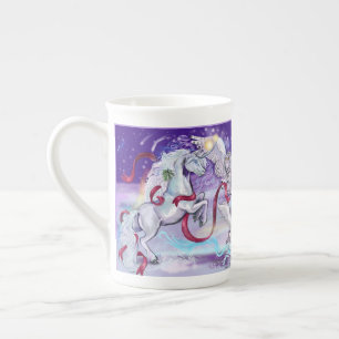 Gemeinsam sind wir ein Einhorn Prozellantasse