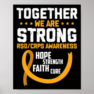 Gemeinsam sind wir ein starkes Rsdcrps Bewusstsein Poster