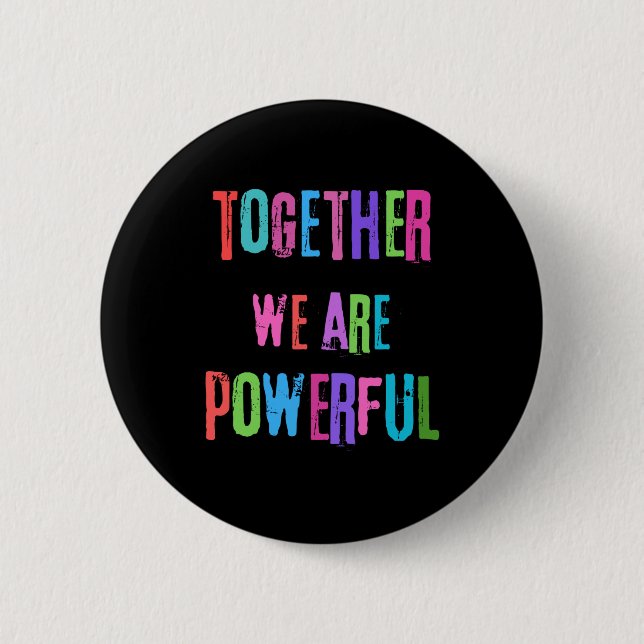 Gemeinsam sind wir mächtig button (Vorderseite)