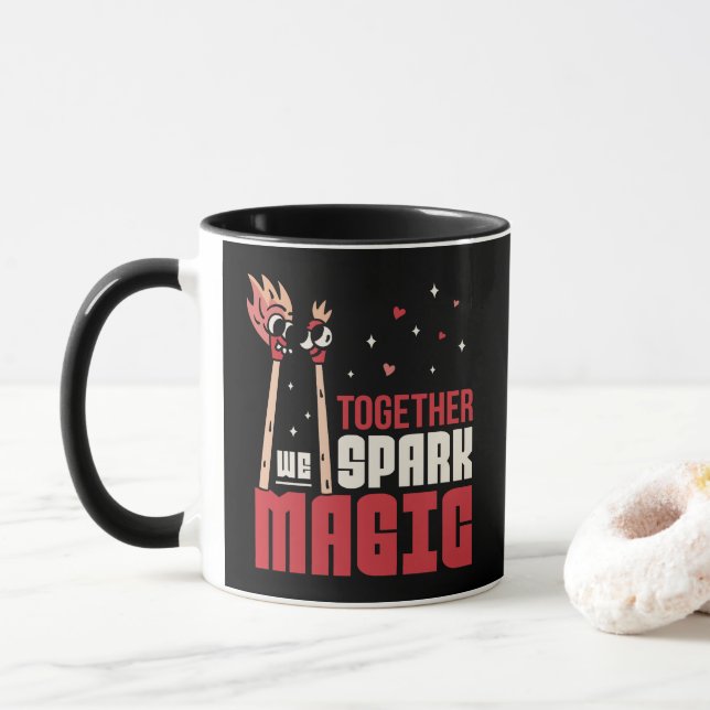 GEMEINSAM SPARKEN WIR ZAUBERSPIELE TASSE (Mit Donut)