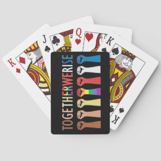GEMEINSAM STEIGEN WIR AN, KARTEN ZU SPIELEN SPIELKARTEN