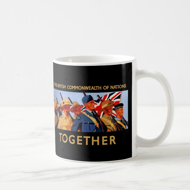 Gemeinsam ~ The British Commonwealth of Nations Kaffeetasse (Rechts)