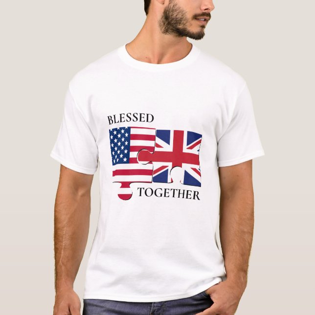 Gemeinsam USA - JACK-Flagge T-Shirt (Vorderseite)
