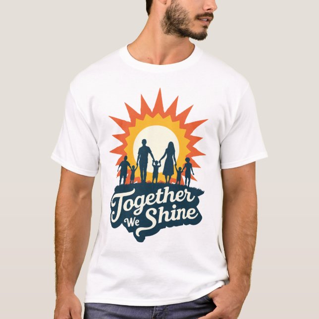 Gemeinsam wir Shine T-Shirt (Vorderseite)