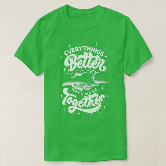Gemeinsam wollen wir die Einheit vereinbaren T-Shirt (Design vorne)