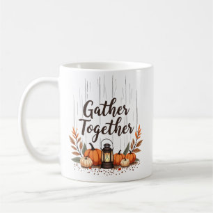 Gemeinsam Zusammenkommen – Rustikale Schiefertafel Kaffeetasse