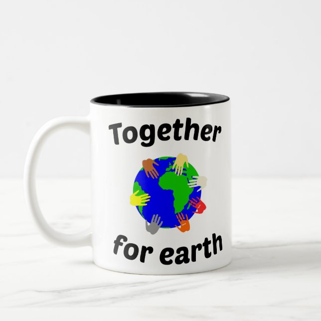 gemeinsam zweifarbige tasse (Links)