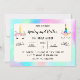 Gemeinsame Einladung von UNICORN zum Geburtstag