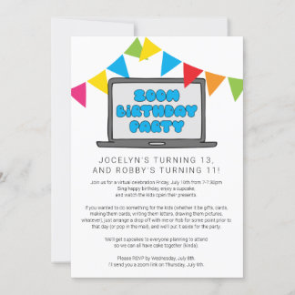 Gemeinsame Einladung zur Geburtstagspartei von Ges