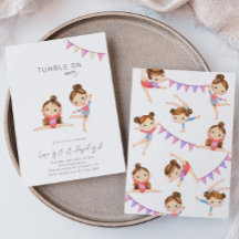 Gemeinsame Gymnastik Einladung zum Geburtstag